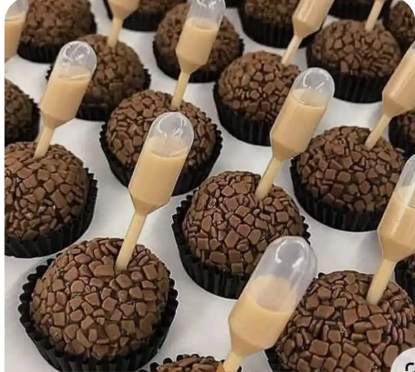 Brigadeiro alcoólico gourmet com whisky ou amarula