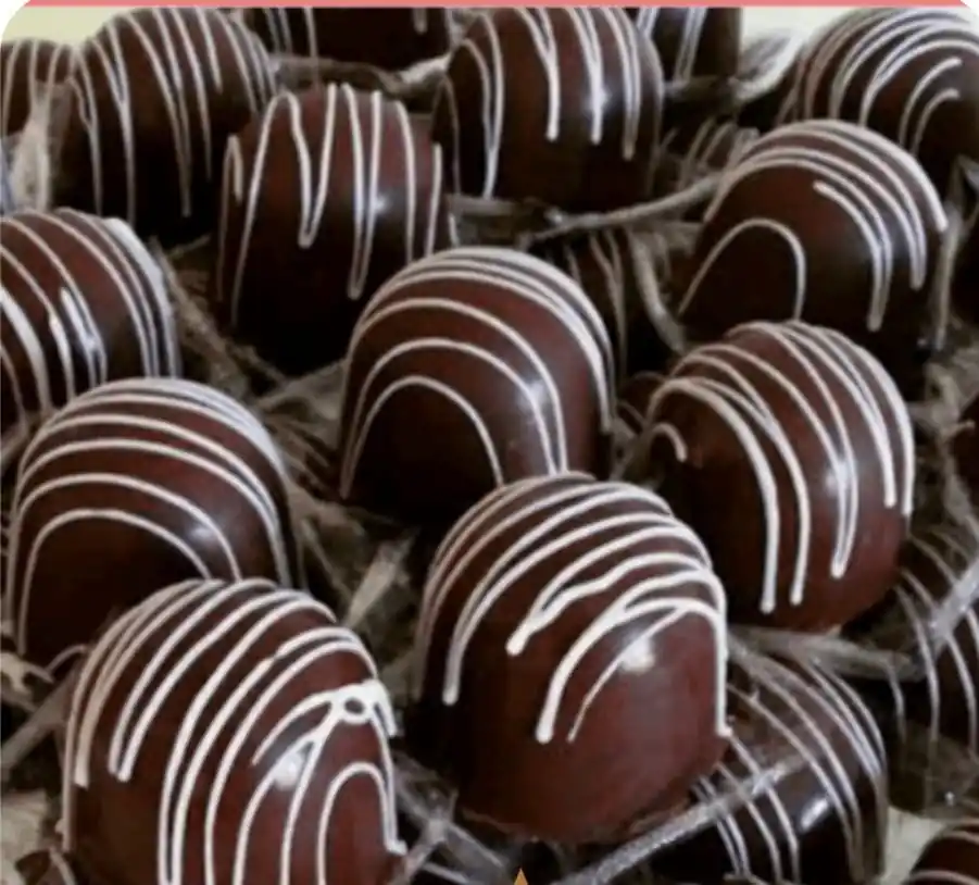 Trufa ao leite com recheios variados